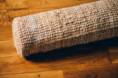 Natural fiber carpet
